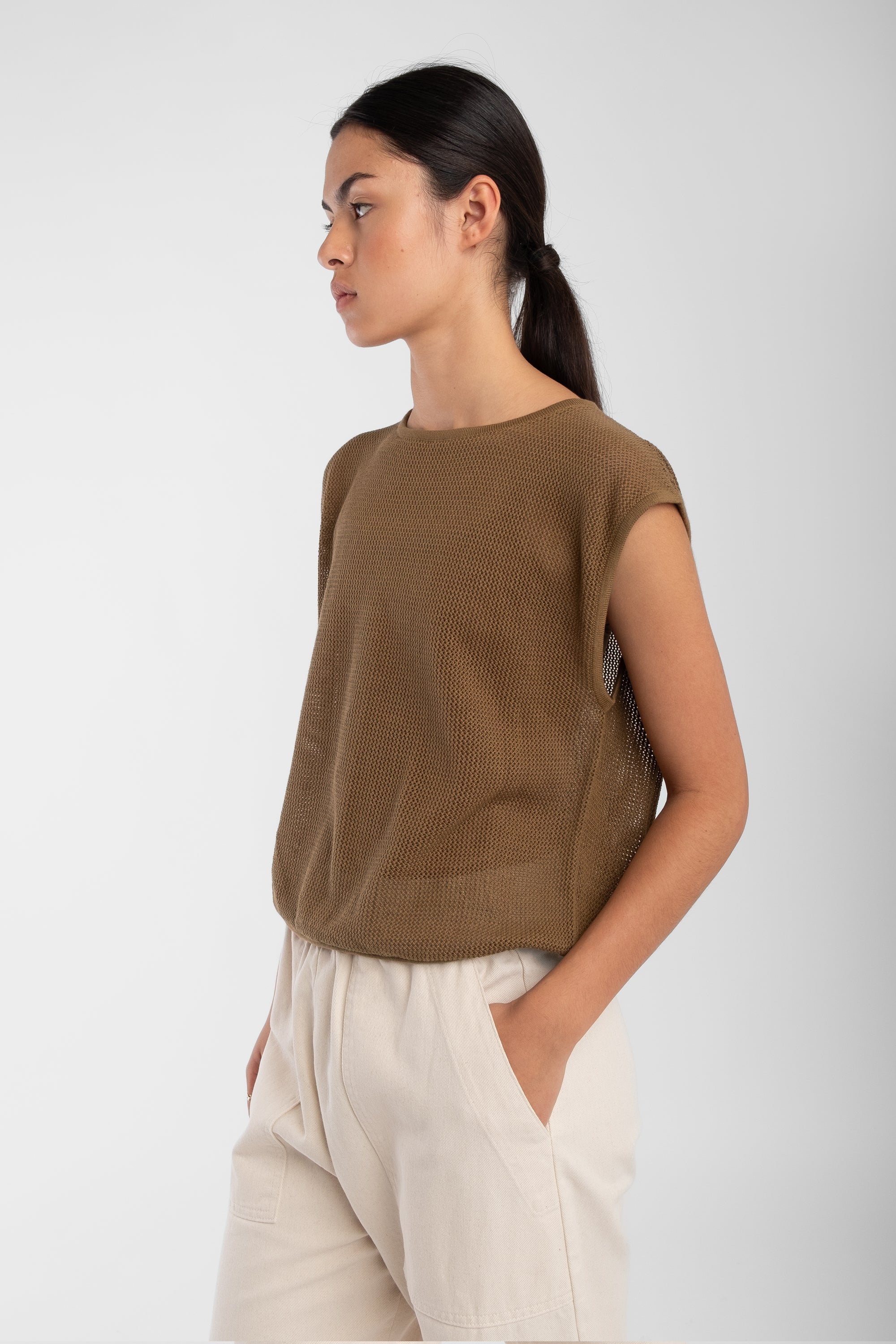 Umber Fine Mesh Tank