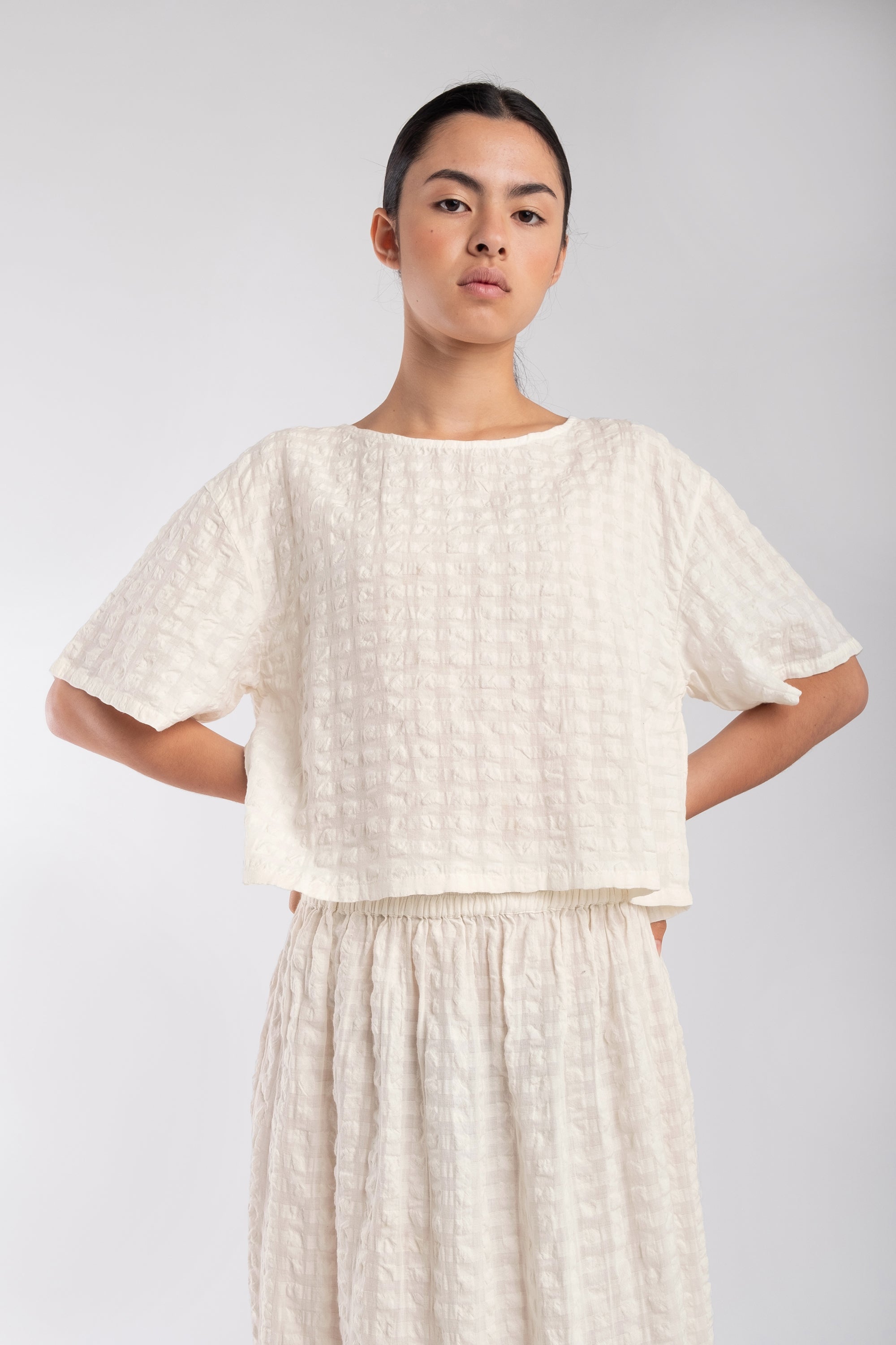 Cream Georgia Tee