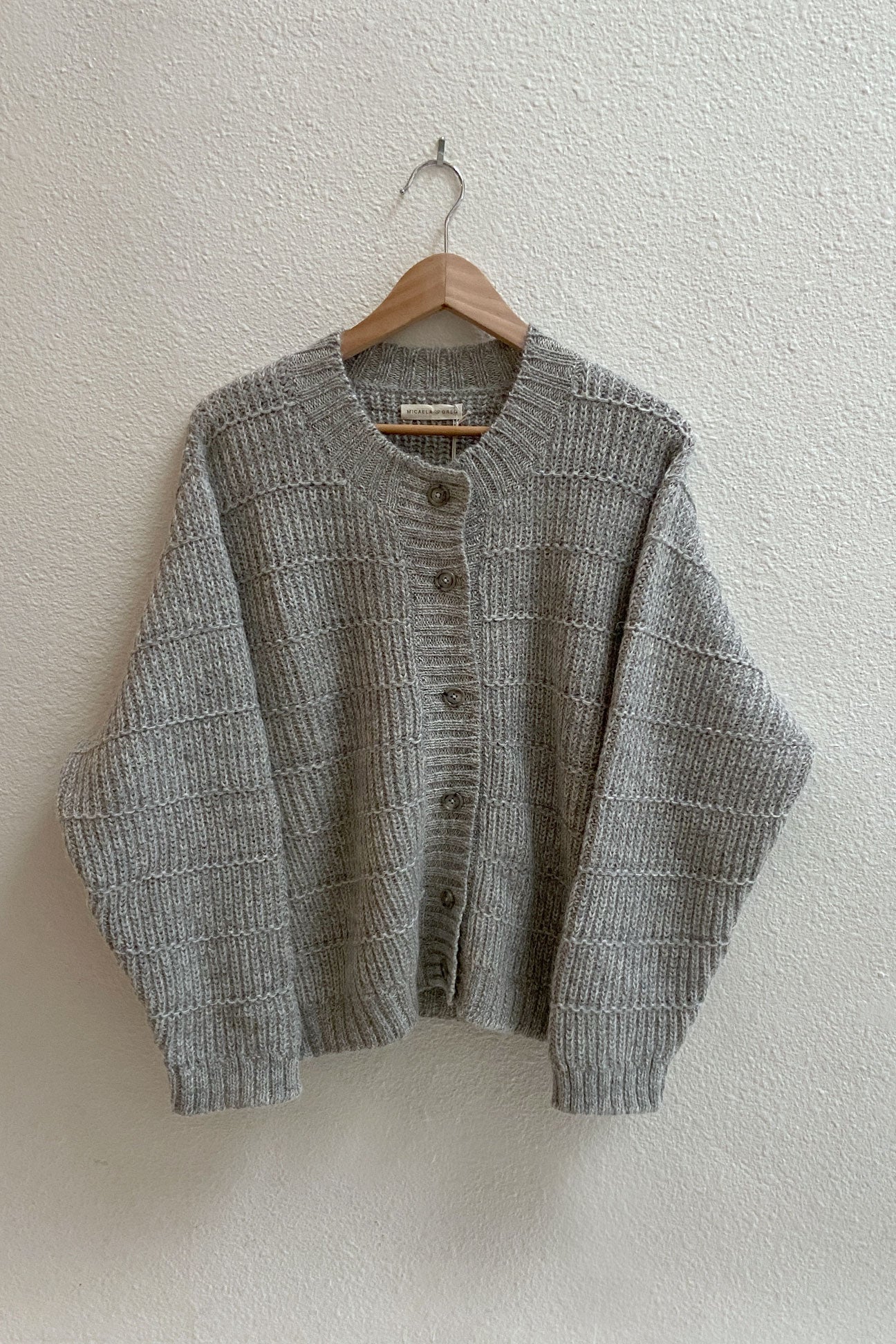 Heather Grey Kai Cardigan - Sample