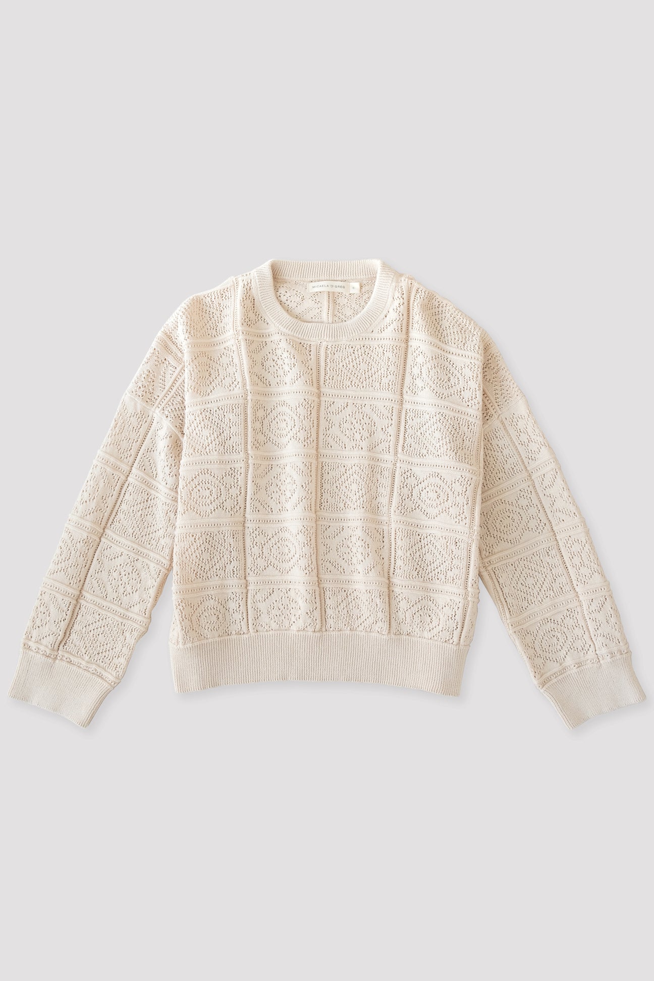 Cream Lace Pullover