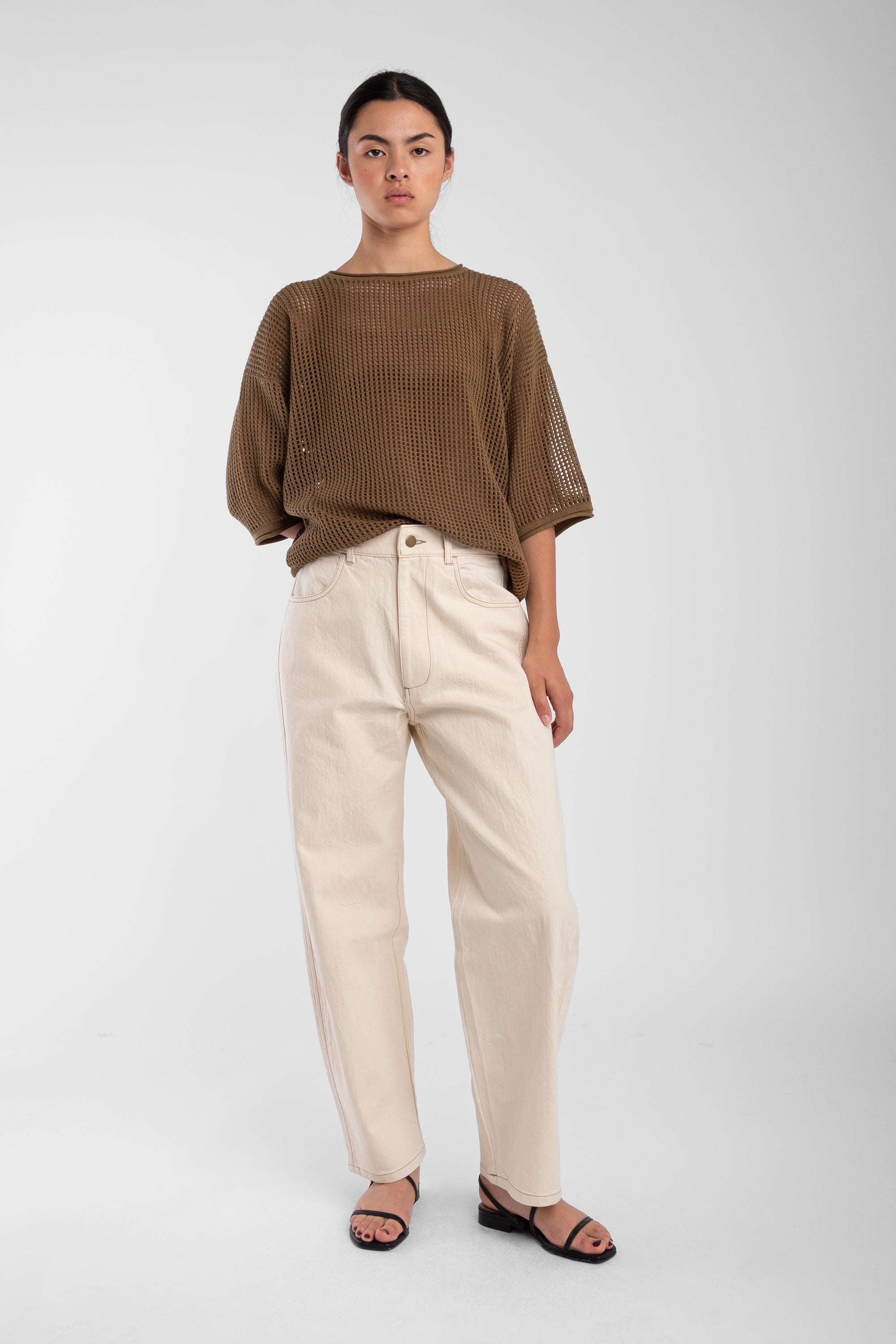 Umber Lattice Tee