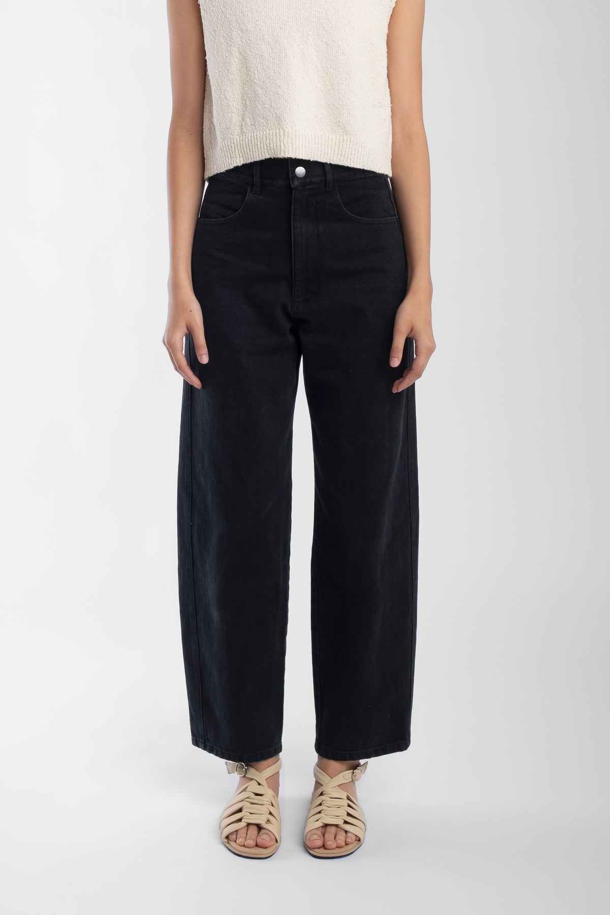 Faded Black Panel Jean – Micaela Greg