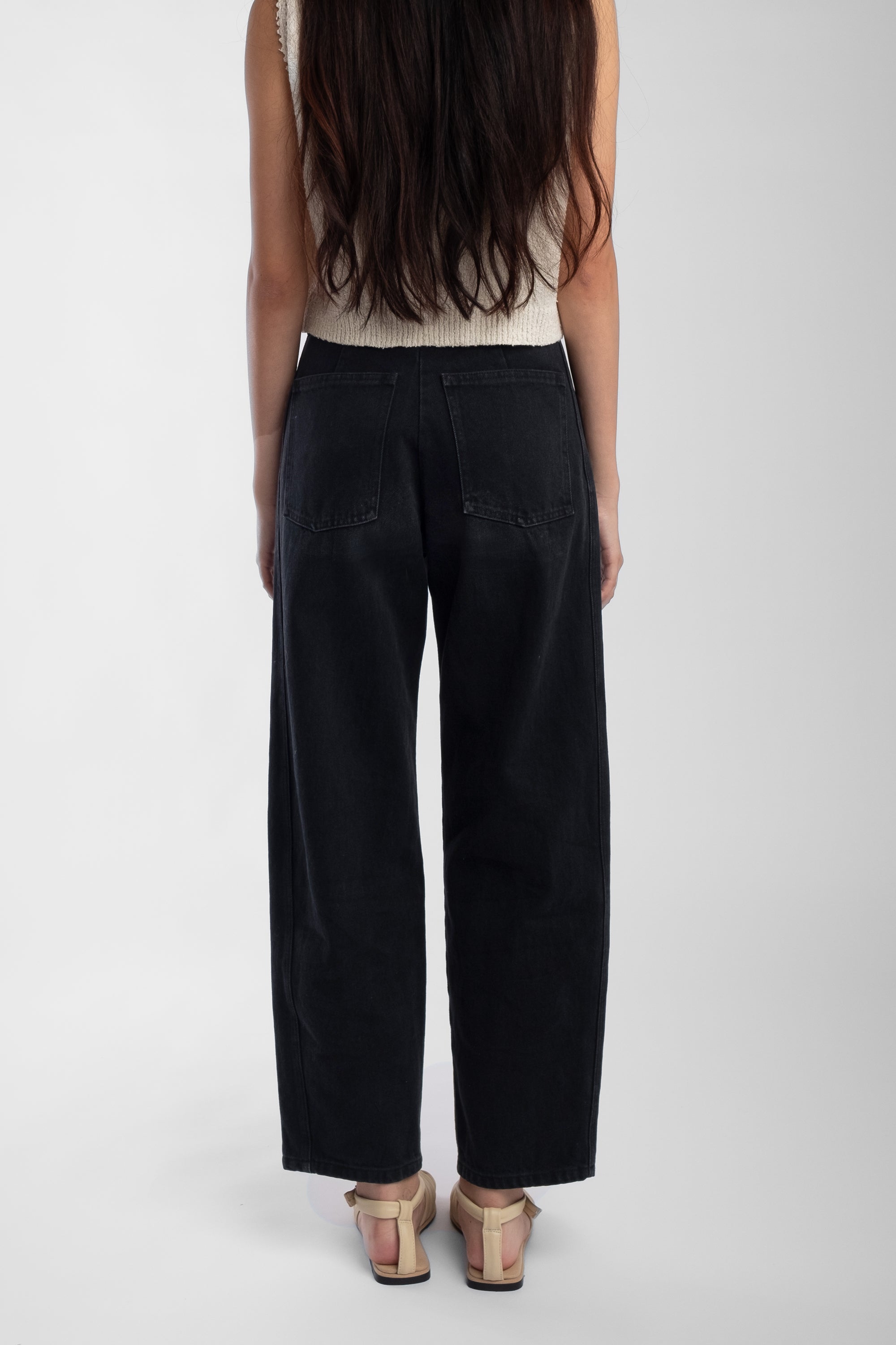 Faded Black Panel Jean