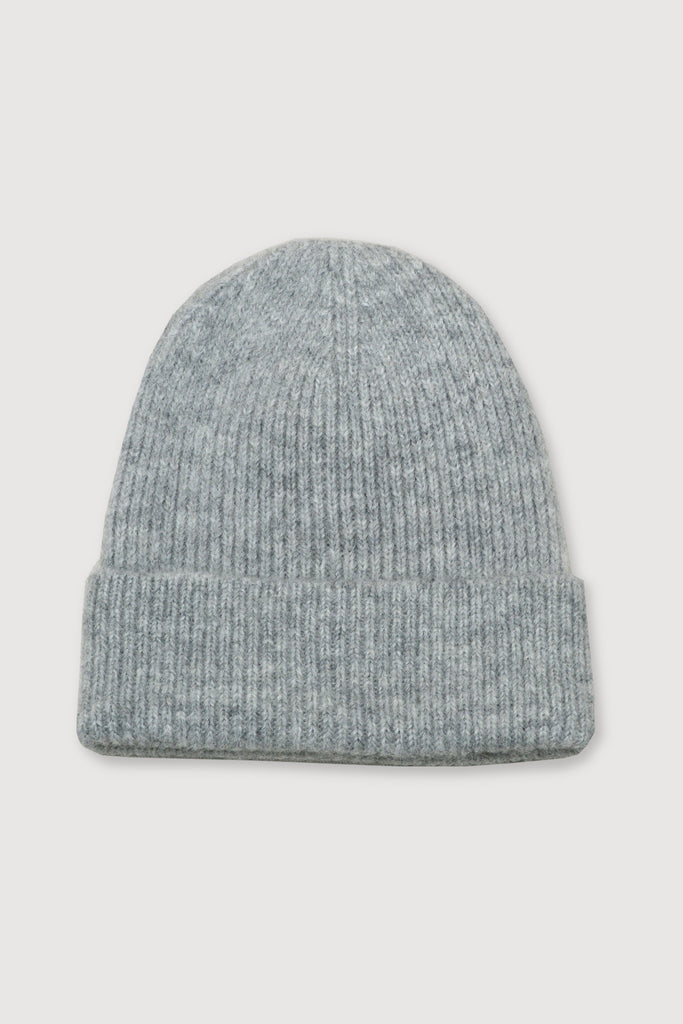 Heather Grey Rib Hat