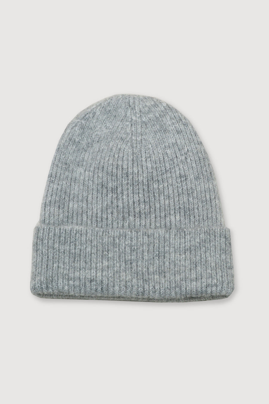 Heather Grey Rib Hat
