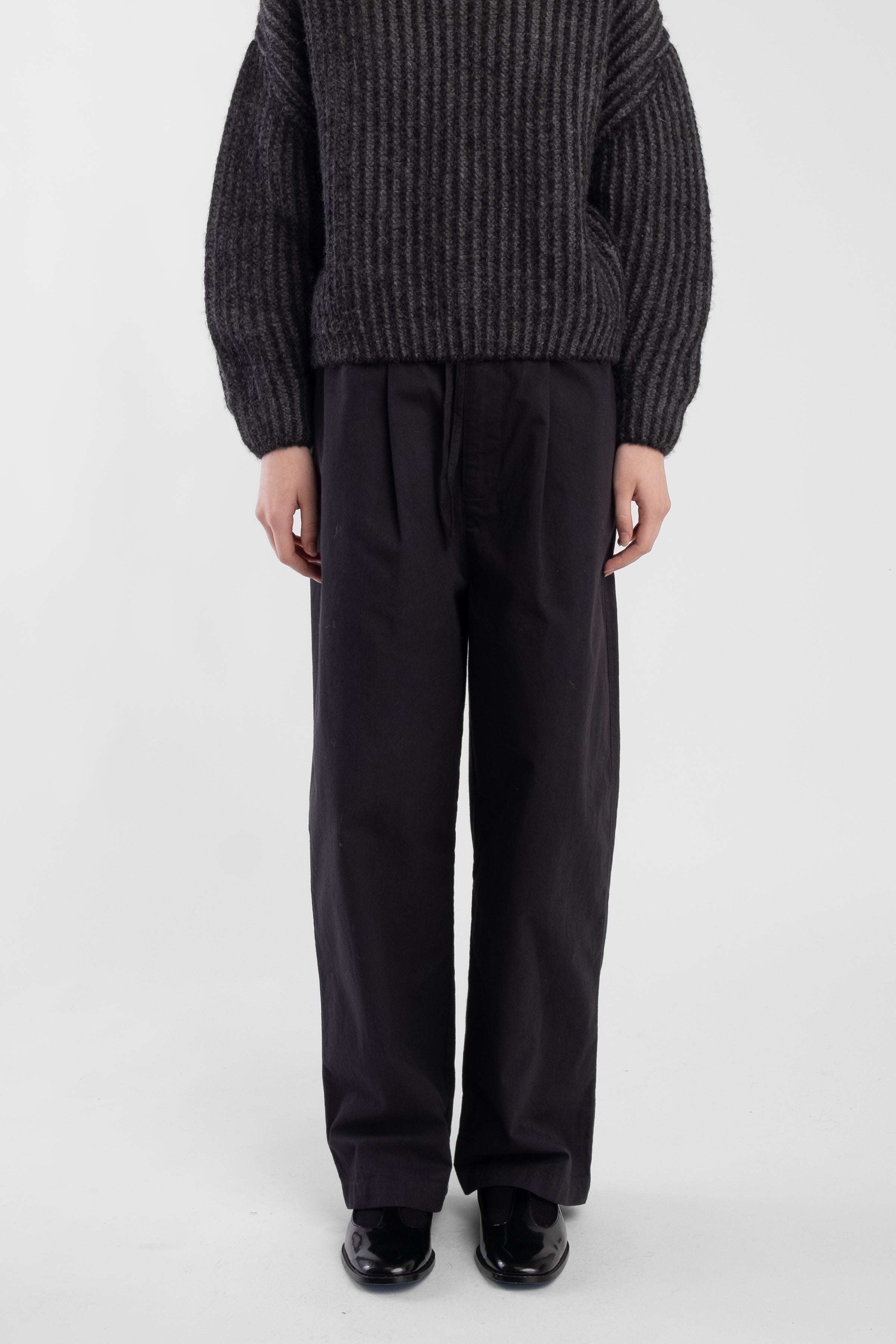 Faded Black Tie Trouser – Micaela Greg