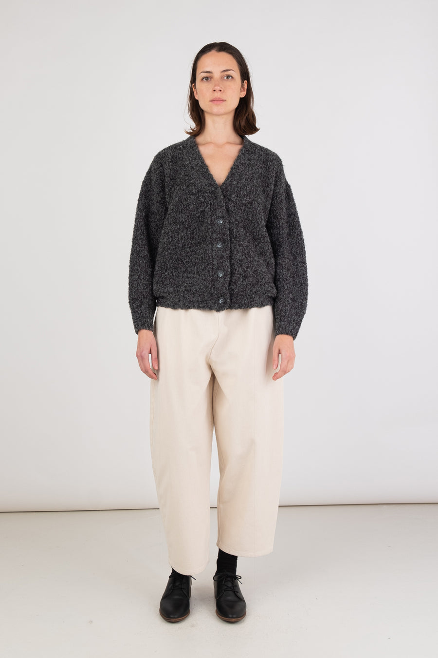 Charcoal Twist Cardigan