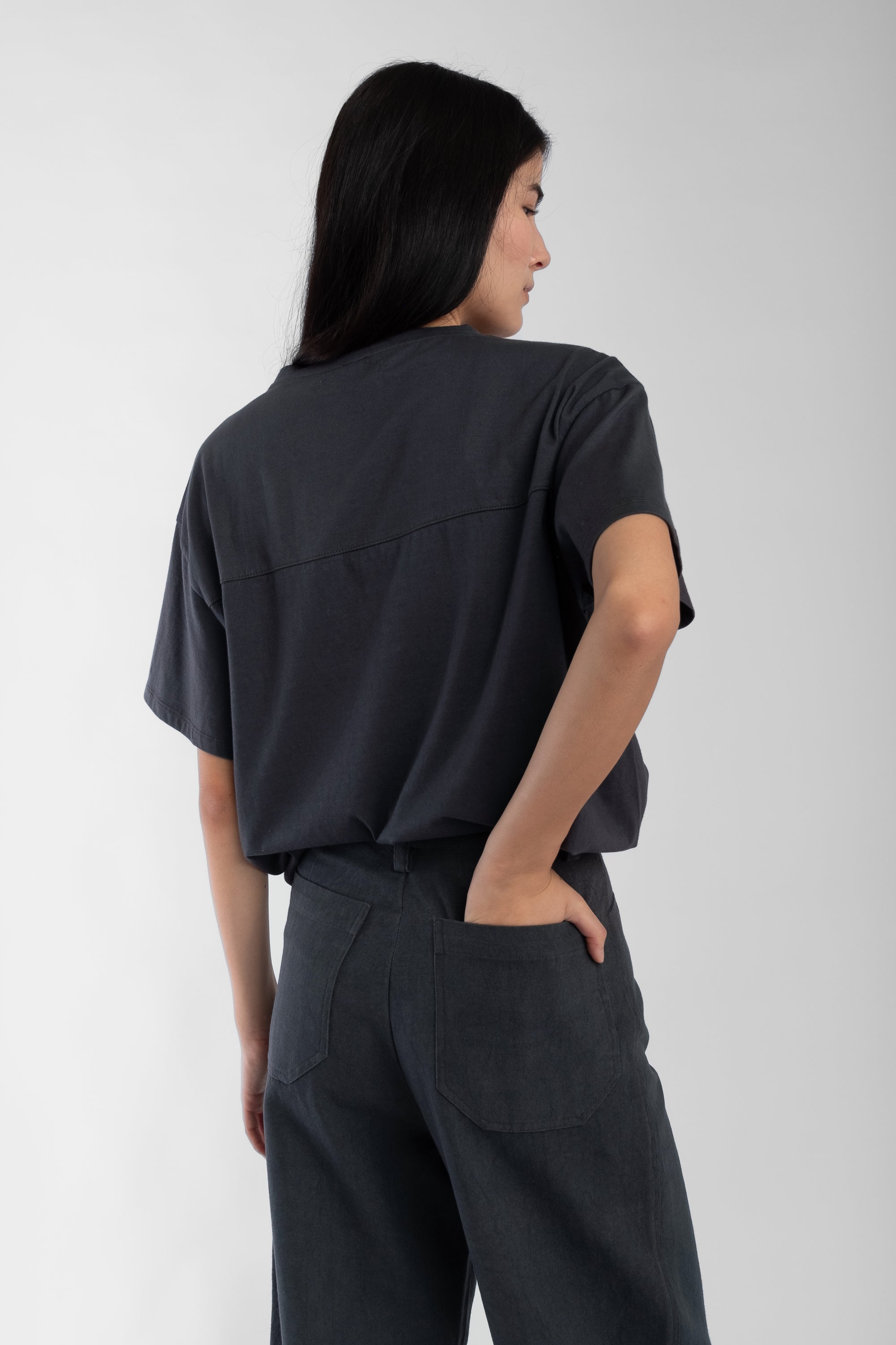 Faded Black Lou Trouser