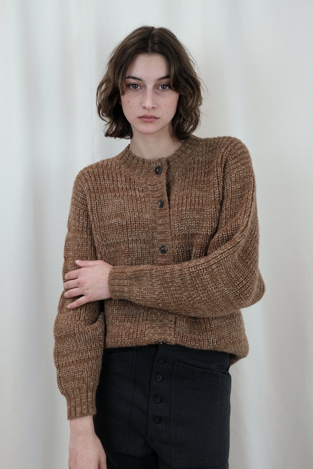 Heather Grey Kai Cardigan - Sample