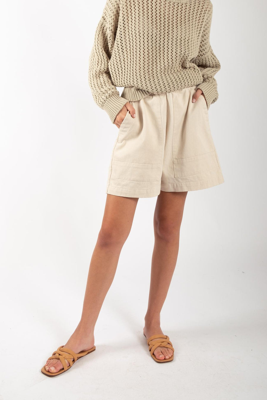 Cream Field Short