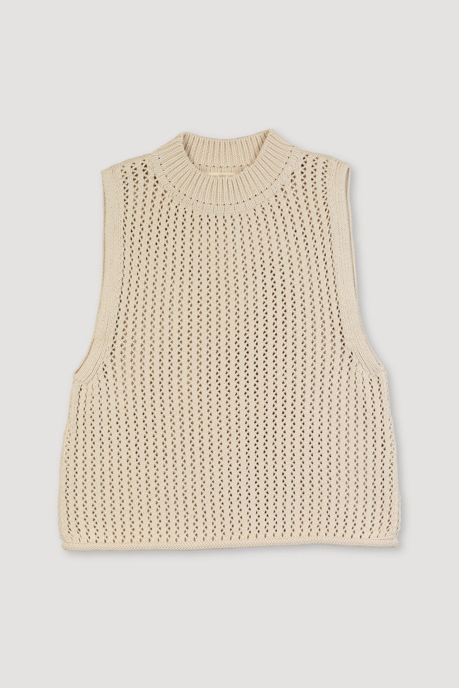 Cream Wave Vest